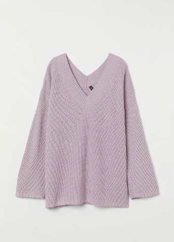 Сиреневый демисезонный свитер H&M