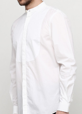 Белая кэжуал рубашка однотонная Jack Wills