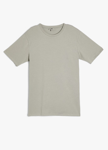 Светло-серая футболка KOTON