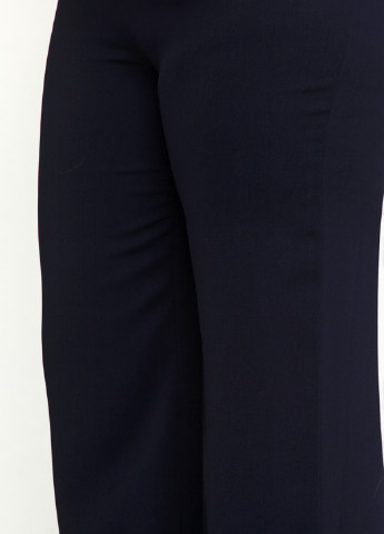 Темно-синие классические летние прямые брюки Luisa Spagnoli