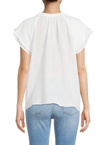 Белая летняя блузка Calvin Klein