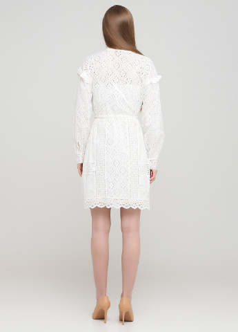 Белое кэжуал платье Twin-Set однотонное