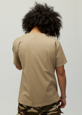Хаки (оливковая) футболка мужская basic YAPPI