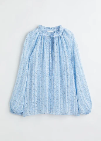 Блакитна блуза H&M