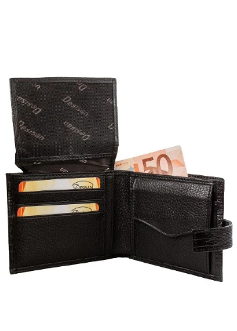 Мужское кожаное портмоне 12х9,5х2,5 см Desisan (213368344)