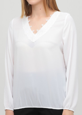 Белая демисезонная блуза Fair Lady