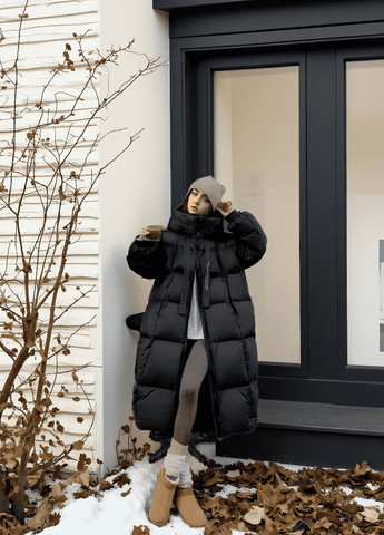 Чорна демісезонна куртка SHEIN