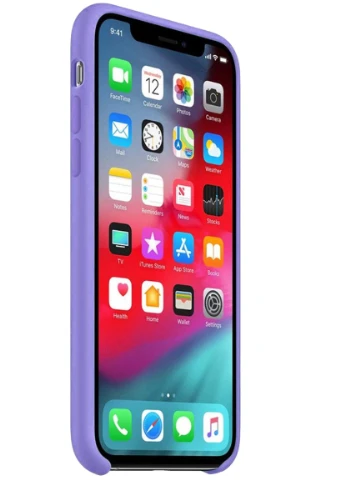 Чохол Silicone Case without Logo (AA) для Apple iPhone XS Max (6.5 ') Бузковий / Dasheen (is_00000032492_13) Epik (229727336)