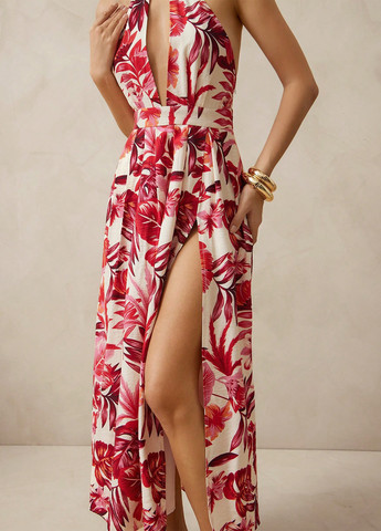 Летний женский сарафан SHEIN в цветочек