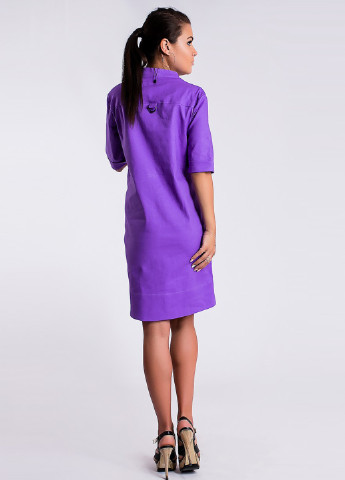 Фиолетовое кэжуал платье Modna Anka однотонное
