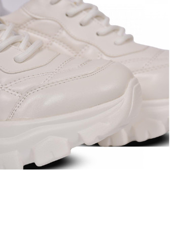Білі осінні кроссовки женские s1252 No Brand