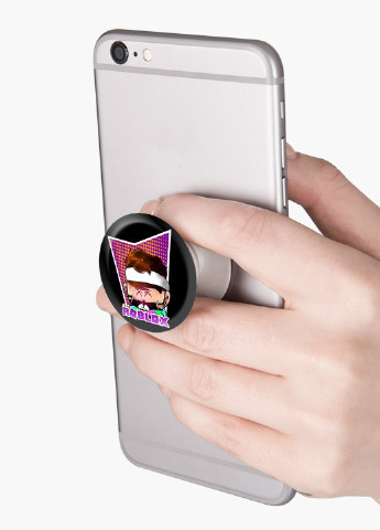 Попсокет (Popsockets) тримач для смартфону Роблокс (Roblox) (8754-1221) Чорний MobiPrint (216748234)