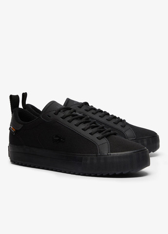 Кроссовки Lacoste Powercourt чёрные демисезоны (329694577)