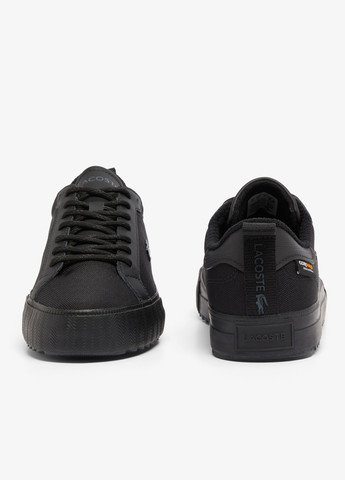 Кроссовки Lacoste Powercourt чёрные демисезоны (329694577)