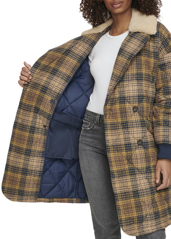 Комбіноване зимнє Пальто двобортне Levi's