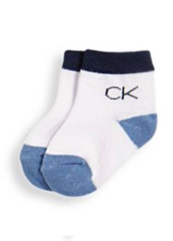 Синий демисезонный костюм (лонгслив, брюки, носки) Calvin Klein