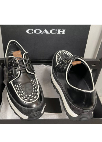 Черные демисезонные кроссовки g4534 Coach
