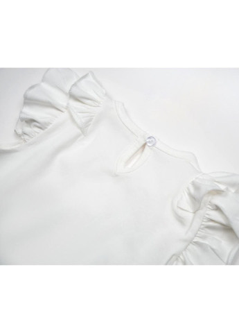 Комбінований літній костюм десткий з балеринки (13730-104g-cream) Breeze