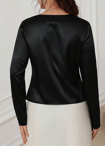 Чорно-біла блуза SHEIN