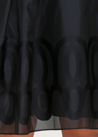 Черная кэжуал с абстрактным узором юбка Vera Mont клешированная