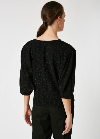 Черный демисезонный футболка пуловер KOTON