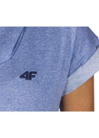 Футболка с капюшоном синяя (H4L17-BLD001-1936) 4F - (254783978)