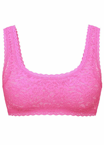 Рожевий топ бюстгальтер Victoria's Secret без кісточок поліамід