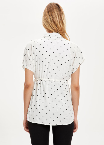 Белая летняя блуза для беременных DeFacto