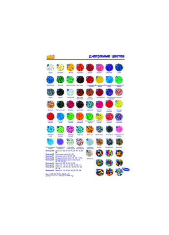 Набір для творчості кольорових намистин 3000 шт, 22 кол. термомозаїка (201-67) Hama (254074649)