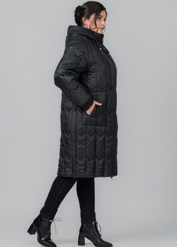 Черное демисезонное Пальто двусторонее A'll Posa