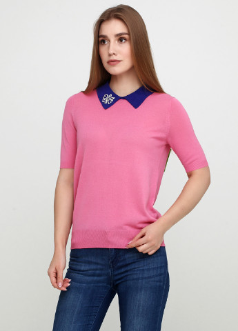 Розовый летний свитер Tara Jarmon