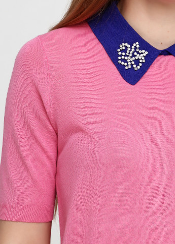 Розовый летний свитер Tara Jarmon