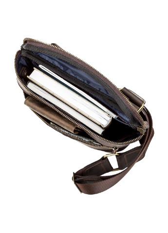 Чоловіча шкіряна сумка 22х24х4,5 см Shvigel (229459435)