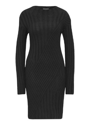 Чорна кежуал плаття, сукня сукня светр C&A однотонна