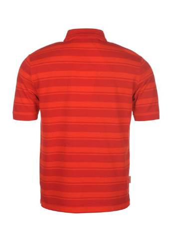 Красная футболка-поло для мужчин Slazenger в полоску