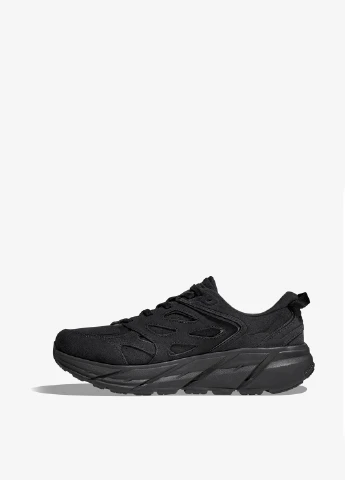 Черные всесезонные кроссовки HOKA CLIFTON L SUEDE