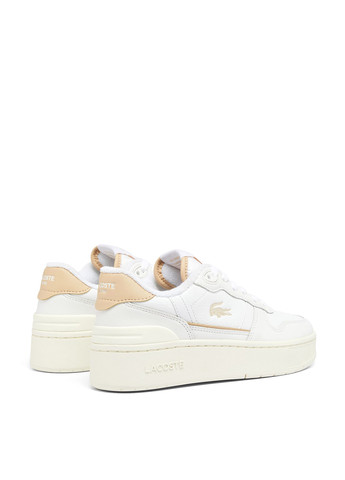 Кроссовки Lacoste T-Clip Platform белые демисезоны (329694582)