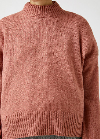 Розово-коричневый демисезонный свитер KOTON