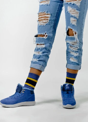 Темно-сині шкарпетки Mo-Ko-Ko Socks смужки (74794085)