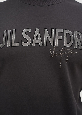 Темно-серый свитшот Trend Collection надпись без декора (305300826)