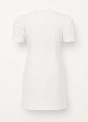 Белое кэжуал платье а-силуэт Babylon однотонное