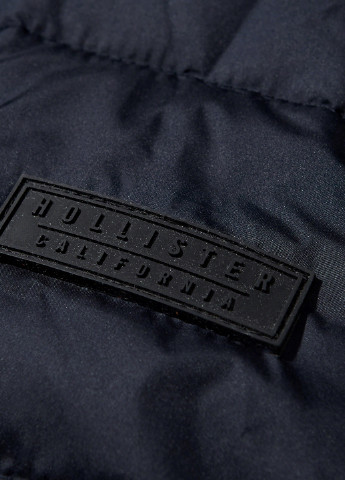 Темно-синяя демисезонная куртка Hollister