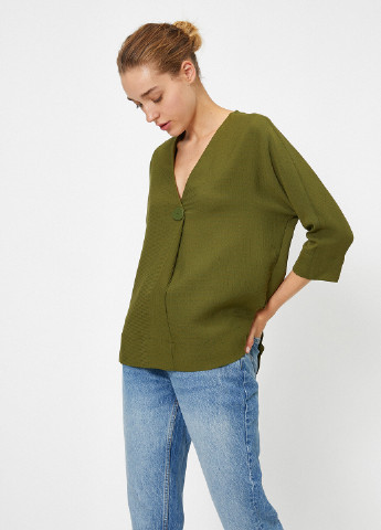 Хаки блуза KOTON