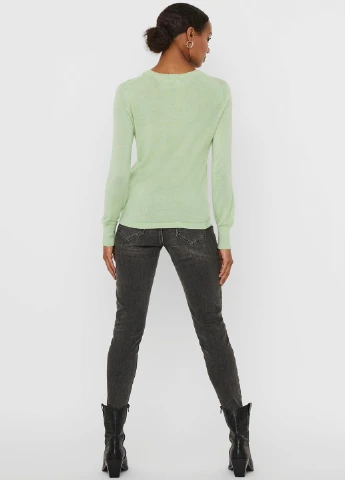 Мятный демисезонный свитер Vero Moda