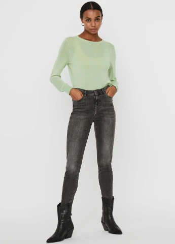 Мятный демисезонный свитер Vero Moda