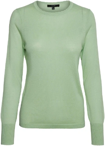 Мятный демисезонный свитер Vero Moda