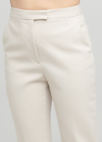 Молочные кэжуал демисезонные клеш брюки Zara