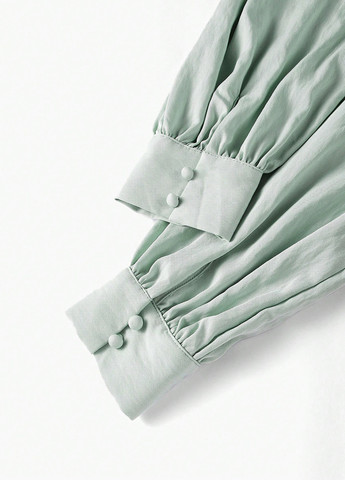 Светло-зеленое кэжуал, праздничный платье колокол SHEIN с рисунком