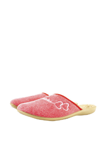 Розовые женские тапочки Inblu с вышивкой - фото