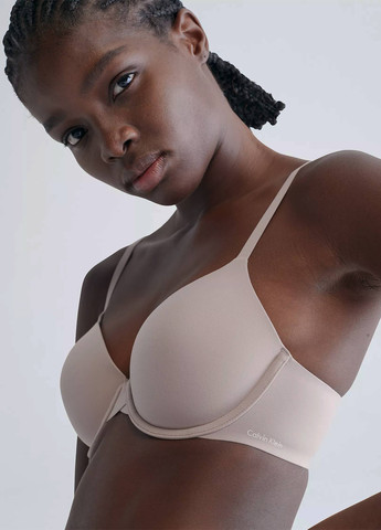 Світло-бежевий корбей бюстгальтер Calvin Klein з кісточками нейлон, еластан